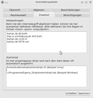 Dozentenmodul: Erweiterte Netzwerkregeln und automatisch ausgeführte Skripte