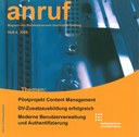 Titelblatt anruf, Heft 4, 2004